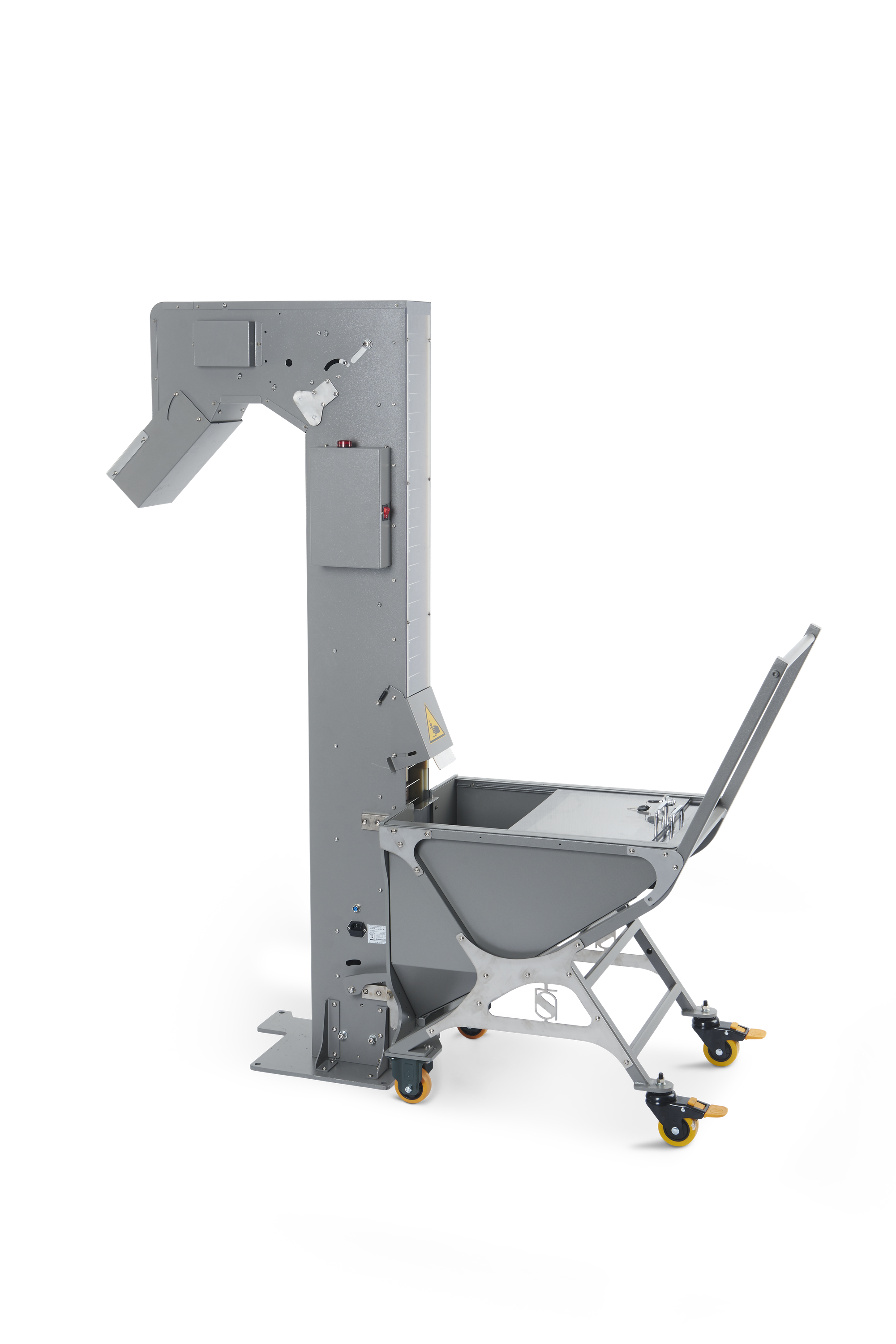 SOUTH-Lift Münzen mit Münzwagen XL als projektspezifische Münzzuführung